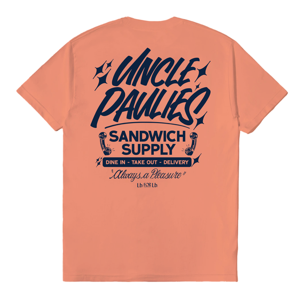 Sandwich Supply T-Shirt - Neon Cantaloupe