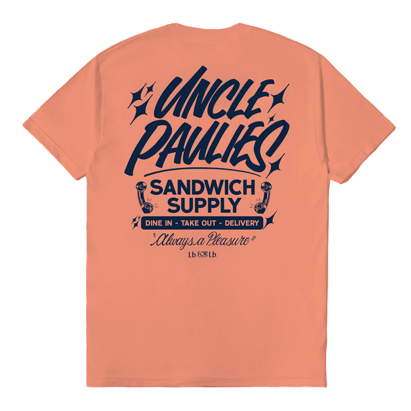 Sandwich Supply T-Shirt - Neon Cantaloupe