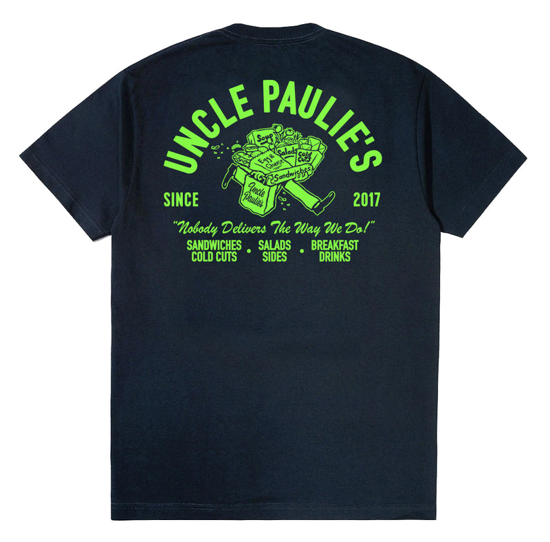 Kimou Meyer aka Grotesk for Uncle Paulie's T-Shirt - Navy