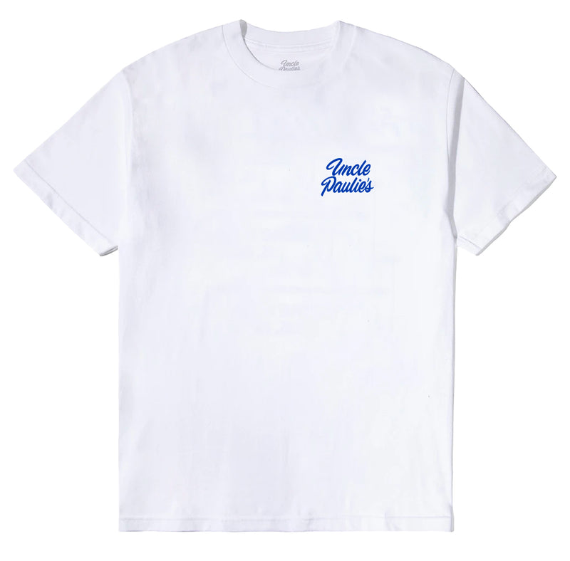 Kimou Meyer aka Grotesk for Uncle Paulie's T-Shirt - White