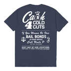 Cash For Cold Cuts T-Shirt - Washed Navy