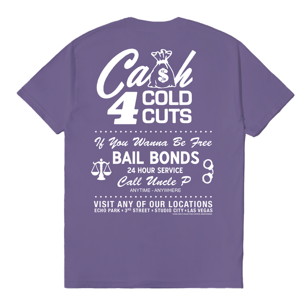 Cash For Cold Cuts T-Shirt - Grape