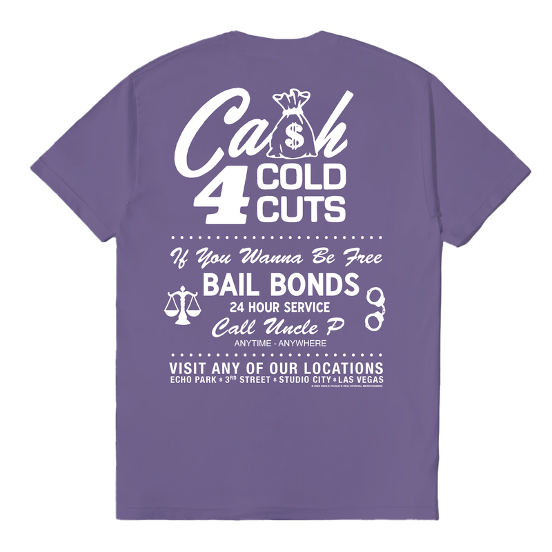 Cash For Cold Cuts T-Shirt - Grape