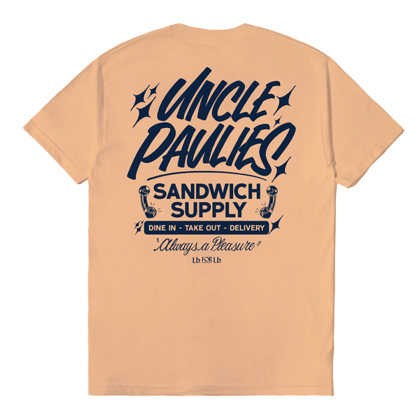 Sandwich Supply T-Shirt - Neon Cantaloupe