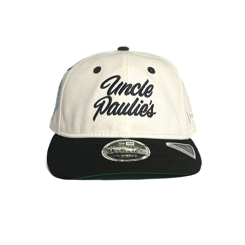 Uncle Paulie's New Era Retro Crown 950 Snapback - Cream/Black