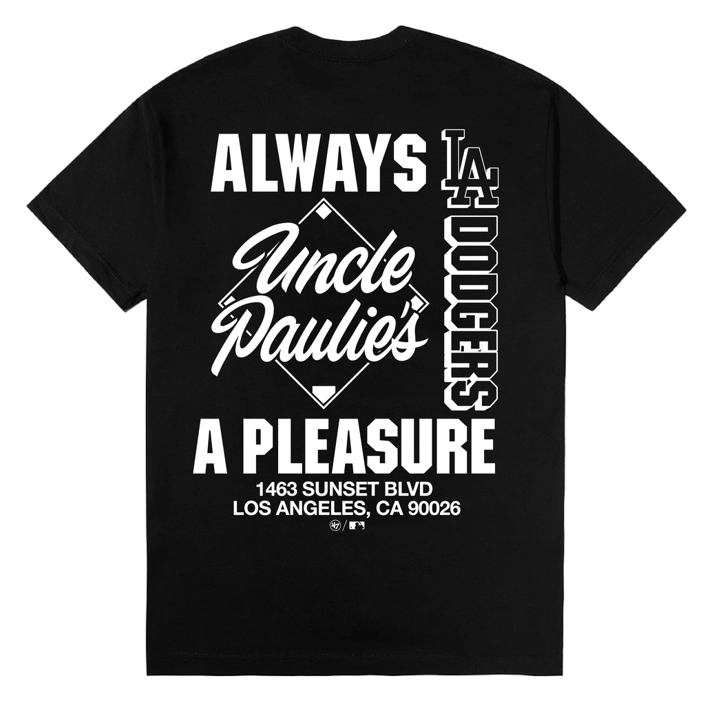 Uncle Paulie's for LA Dodgers T-Shirt - Black