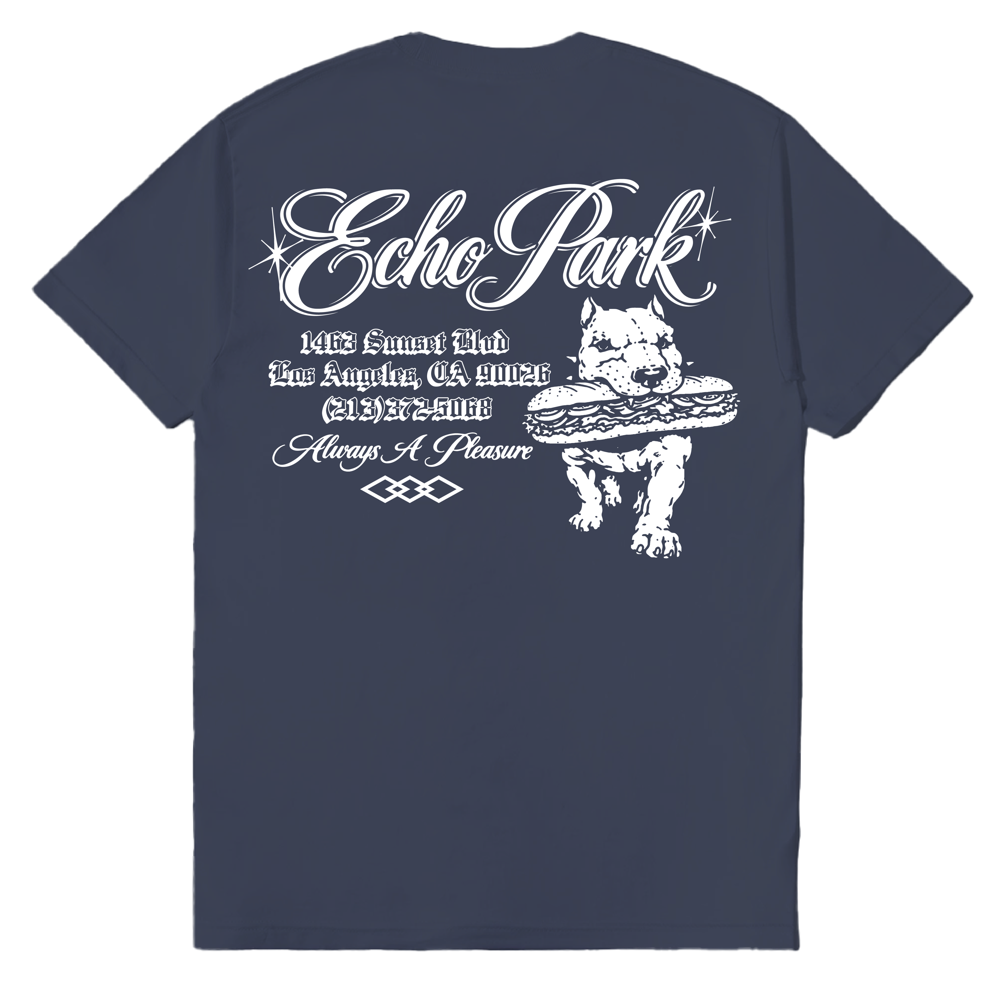 Echo Park Location T-Shirt - Navy