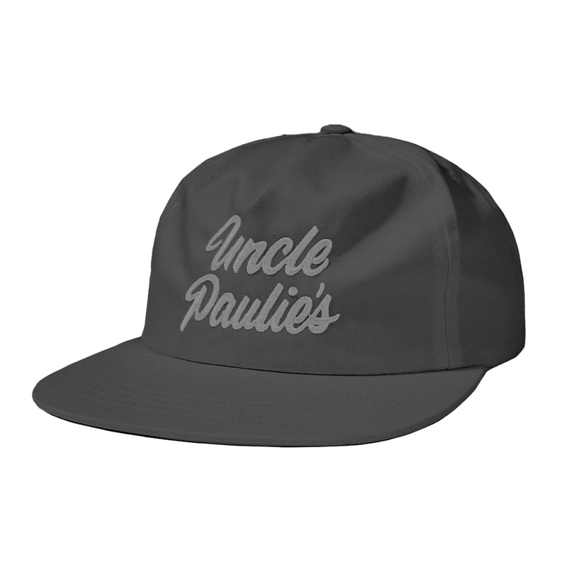 Uncle Paulie's Grey Logo Snapback