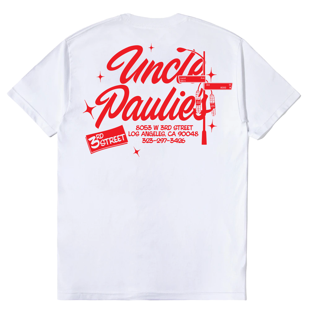 Third Street Location T-Shirt - White